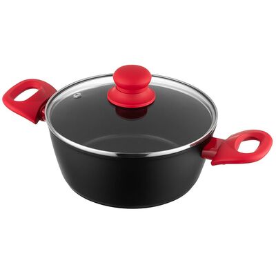 Garnek aluminiowy Mars z pokrywką 20 cm 2,2 l