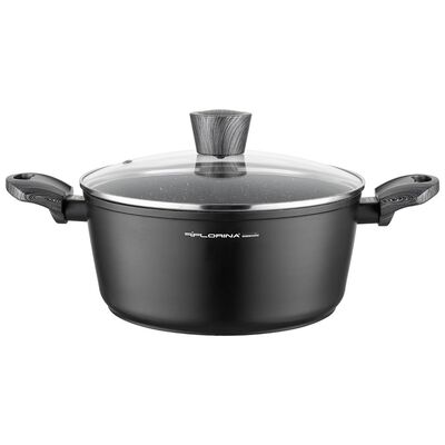 Garnek aluminiowy Bono z pokrywką 24 cm 4 l