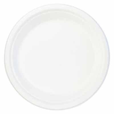 Talerz biodegradowalny z trzciny cukrowej 23 cm 6 sztuk
