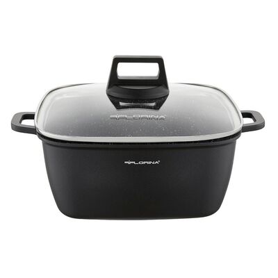 Garnek aluminiowy Chef kwadrat 24 x24 x 10,9 4,6 l