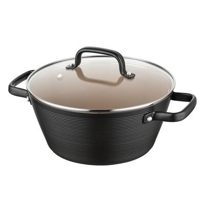 Garnek aluminiowy Carina z pokrywką 24 cm 3,3 l