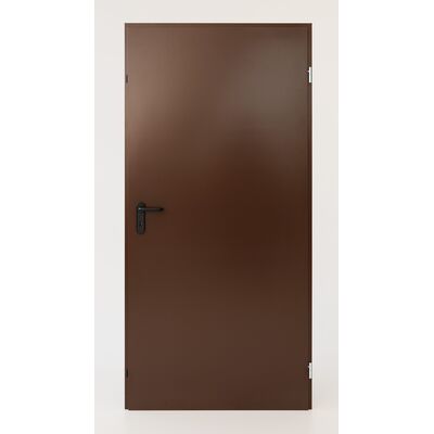 Drzwi techniczne Zk ISO RAL 8028 90 x 200 cm lewo/prawe