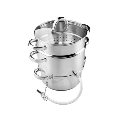 Sokownik 5 l nierdzewny srebrny