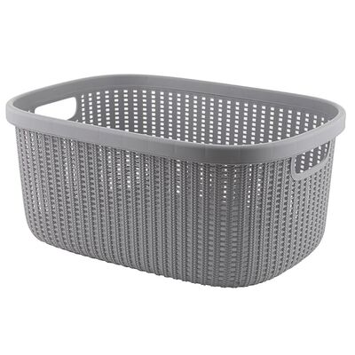 Kosz rattan do magla 32 l szary