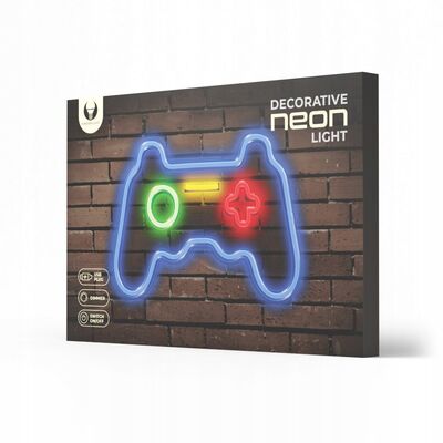 Neon plexi LED gamepad wielokolorowy FPNE03X forever light