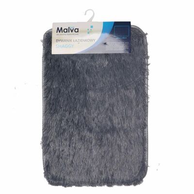 Dywanik łazienkowy Shaggy 40 x 60 cm popiel Malva