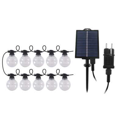 Girlanda solarna Gloria 500 x 8 cm 2w1 230 V czarny