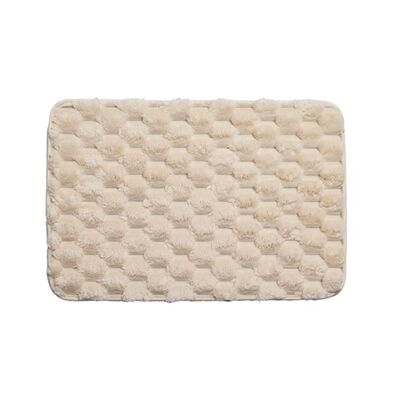 Dywanik łazienkowy Boston 50 x 80 cm kremowy Malva