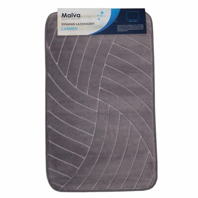 Dywanik łazienkowy Bathroom 40 x 60 cm szary Malva
