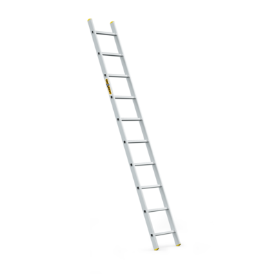 DRABEST Drabina przystawna aluminiowa 10 stopniowa PRO tłoczona 150 kg