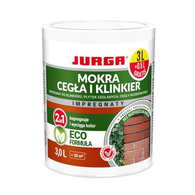 Impregnat mokra cegła i klinkier 3 l Jurga