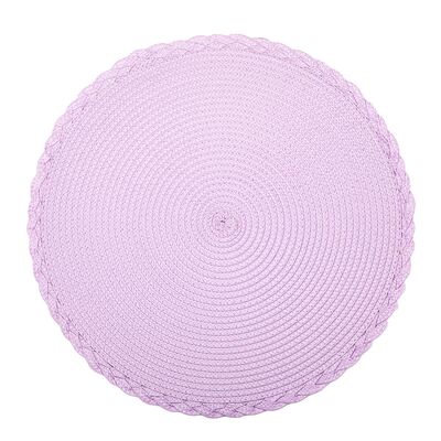 Mata stołowa 38 cm Plecionka Fioletowy