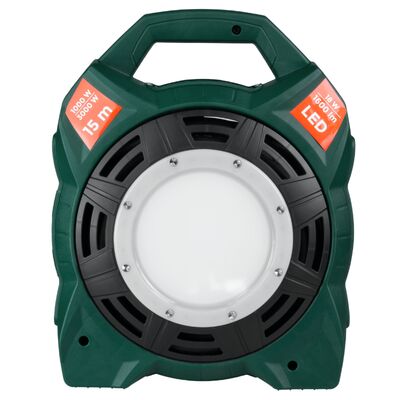 Przedłużacz bębnowy IP44 z lampą LED 4 gniazda 15 m