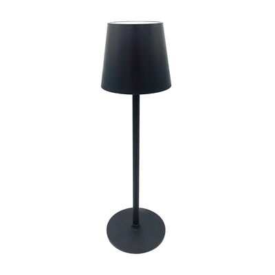 Lampa solarna na stolik z opcją ładowania USB 11,5 x 36 cm czarny