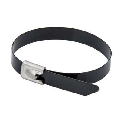 Stalowe opaski zaciskowe powlekane 4,6 x 290 mm 20 sztuk