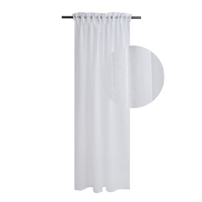 Firana Essential na taśmie 140 x 270 cm biały