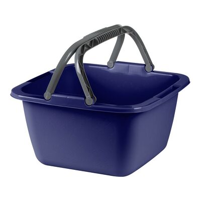 Miska z rączkami 39 x 39 x 22 cm niebieski