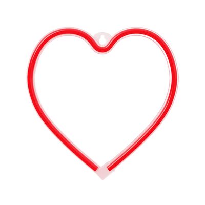 Neon LED serce czerwony FLNE07 forever light