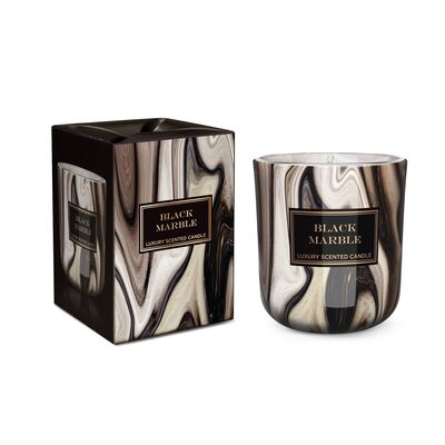 Świeca zapachowa w szkle Marble 12 sztuk