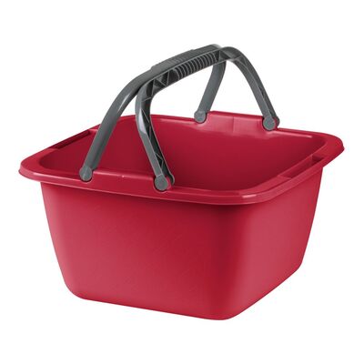 Miska z rączkami 39 x 39 x 22 cm malinowy