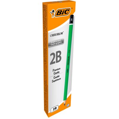 Ołówek bez gumki 550 2B BIC Criterium 12 sztuk