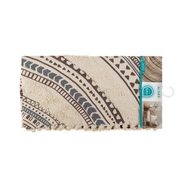 Dywanik Boho 60 x 90 cm szlaczki wielokolorowy