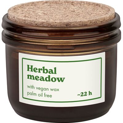 Świeca zapachowa z woskiem wegańskim Herbal Meadow 22 h