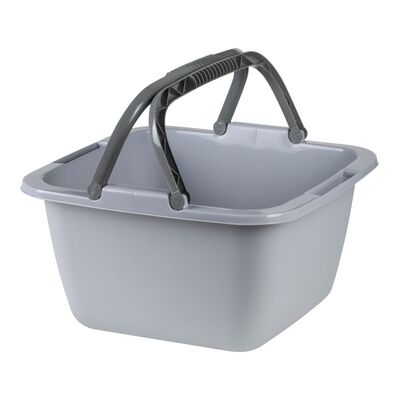 Miska z rączkami 39 x 39 x 22 cm szary