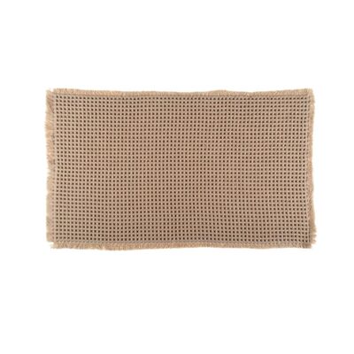 Dywanik Waffle 50 x 80 cm beżowy