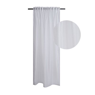 Firana Crystal na taśmie 140 x 270 cm biały