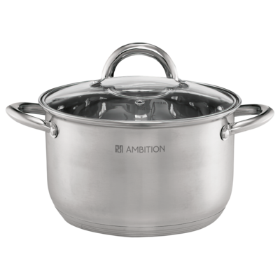 Garnek Solar 20 cm 3,5 l z pokrywką srebrny