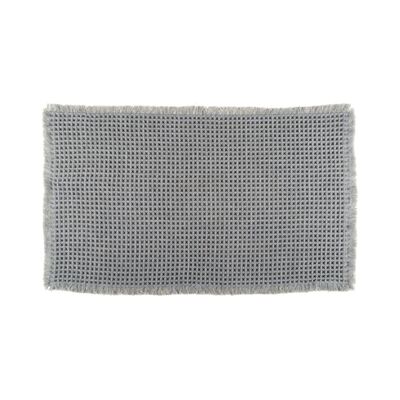 Dywanik Waffle 50 x 80 cm jasnoszary