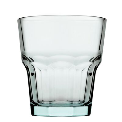 Komplet szklanek niskich 4 sztuki 270 ml zielony