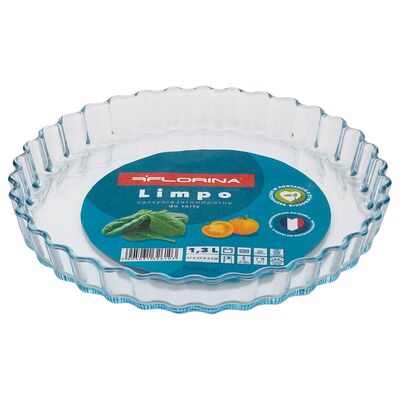 Naczynie żaroodporne do tarty Limpo 27 cm transparentny