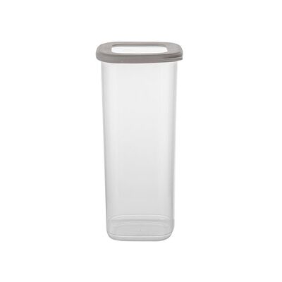 Pojemnik na żywność plastikowy kwadratowy Foodie 1750 ml transparentny