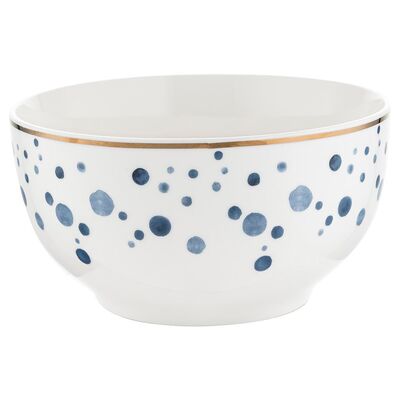 Salaterka Mare Hope kropki 13 cm niebiesko-biały