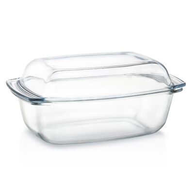 Naczynie żaroodporne z pokrywą Limpo 6,8 l transparentny