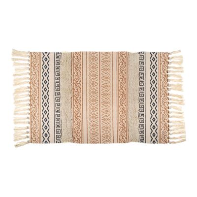 Dywanik Boho 60 x 90 cm paski wielokolorowy