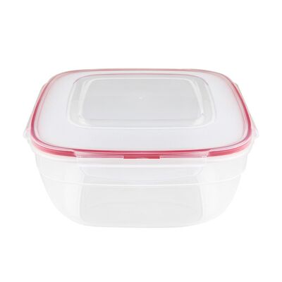 Pojemnik na żywność Fresh kwadratowy 4000 ml transparentny