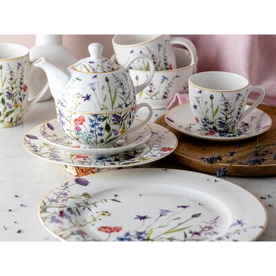 Salaterka Prado kwiaty 13 cm biały