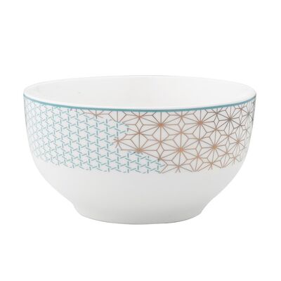 Salaterka Milana geometryczna 13 cm wielokolorowy