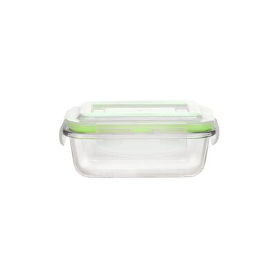 Pojemniki na żywność Frigo szklany prostokątny 370 ml transparentny