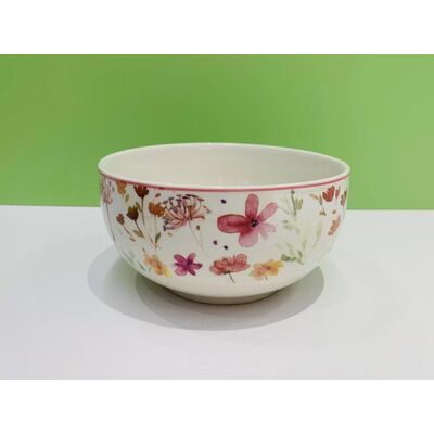 Salaterka Lea kwiaty 14 cm biały