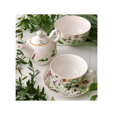 Salaterka Idylla kwiaty 13 cm wielokolorowy