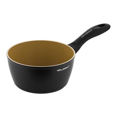 Rondel aluminiowy AmVegan 16 cm 1100 ml czarny