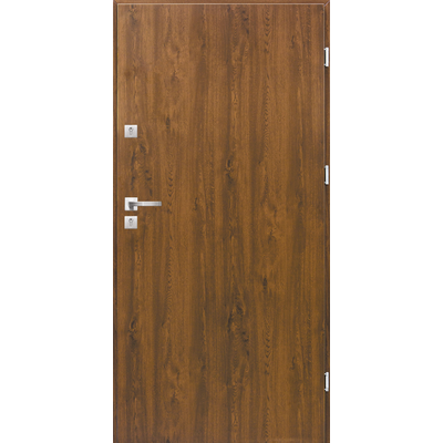 Drzwi stalowe zewnętrzne prawe Magnum 80P orzech 207,5 cm