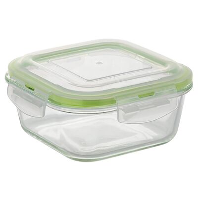 Pojemniki na żywność Frigo szklany kwadratowy 2200 ml transparentny
