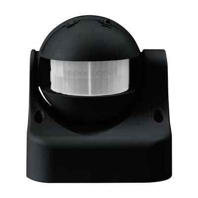 Czujnik ruchu PIR MS002 czarny IP44 230 V