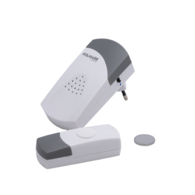 Dzwonek bezprzewodowy AC 50 m 36 melodii biały