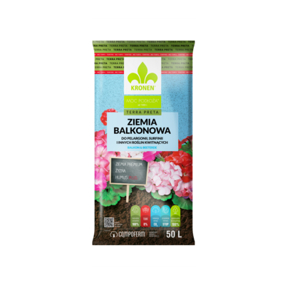 Ziemia balkonowa Terra Preta 50 l KRONEN